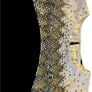 Beautiful beaded black dress